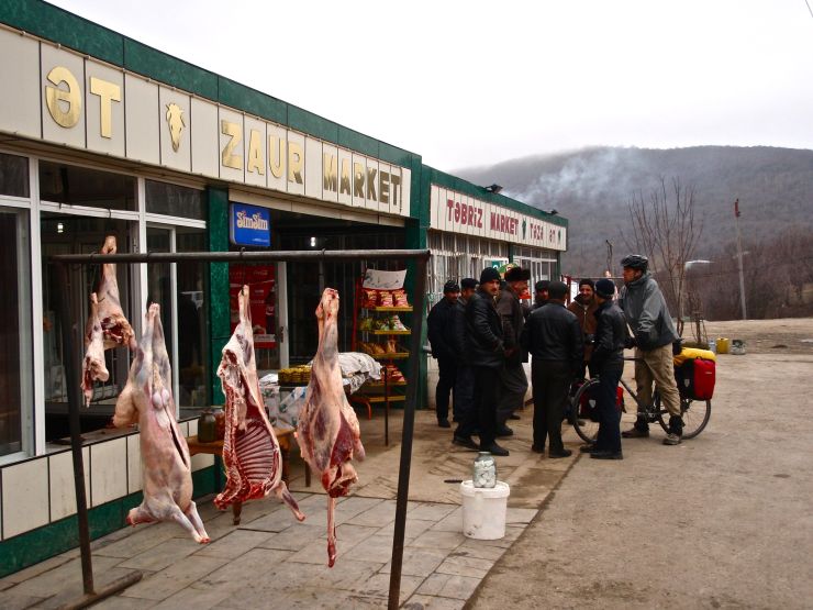 Filling up our water bottles, buying food, or asking for directions always gave us a nice rest, and gave passersby a chance to ring us and ask questions.  'Where are you from?'  'Are you married?' and 'Do you have an iPhone and how much does it cost?' top the list.